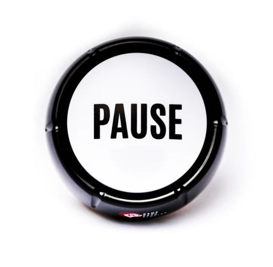 PAUSE BUTTON & CEO BUTTON