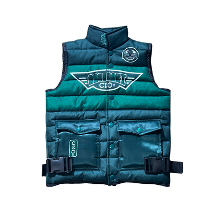 KIDS Anunnaki CEO Green Puffer Vest (PRE-ORDER)