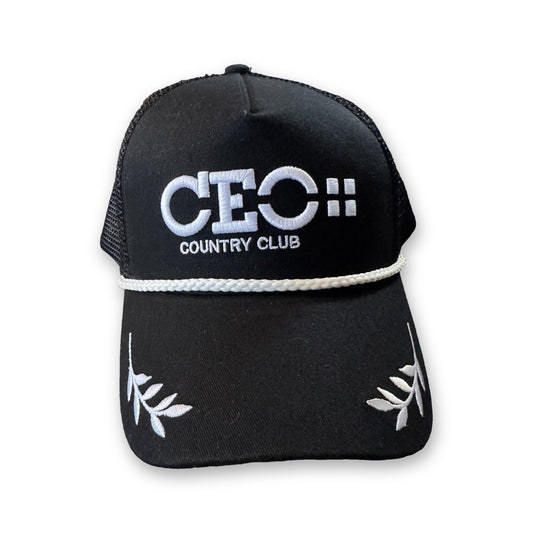 CEO Country Club trucker hat, front